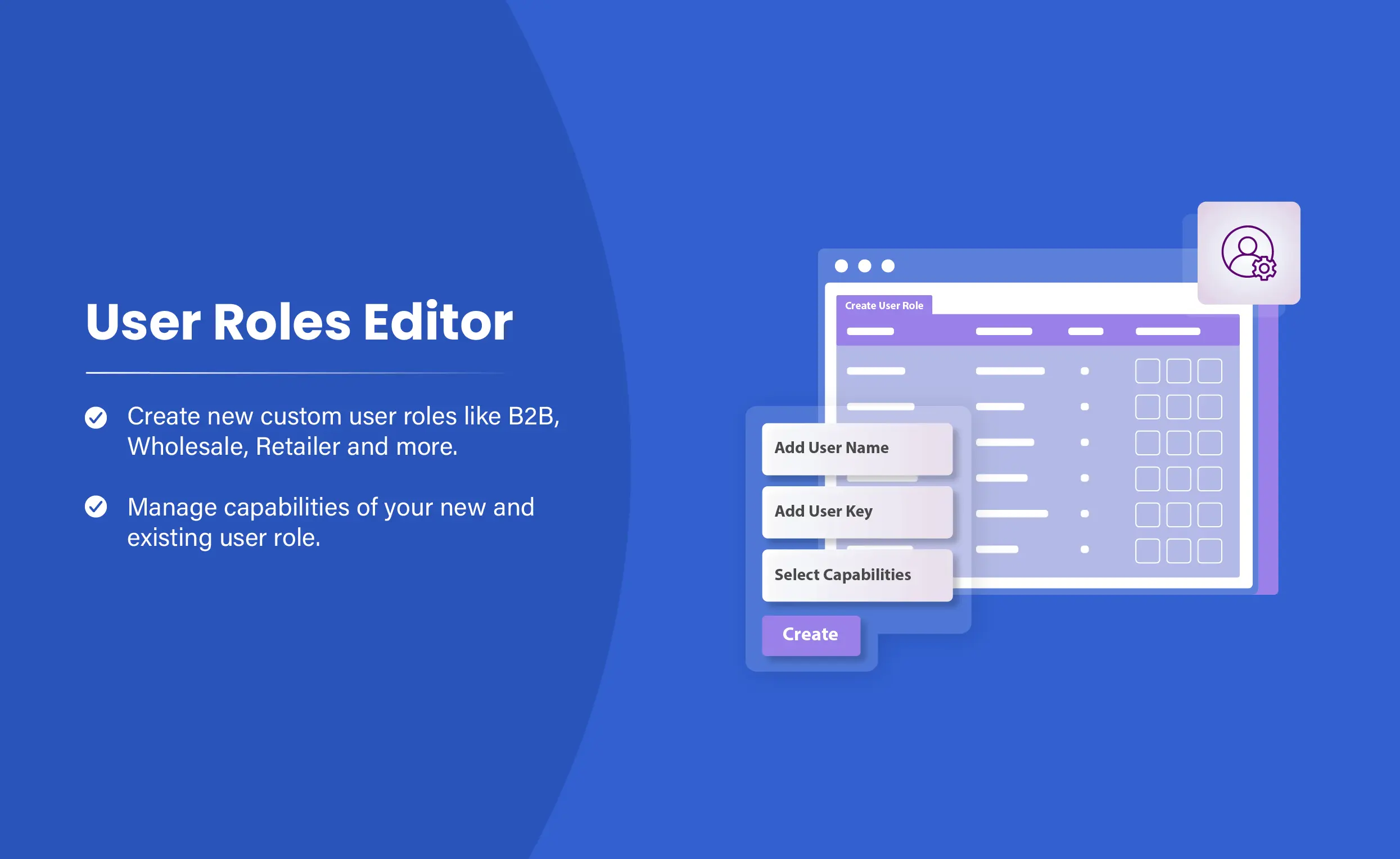 Woocommerce user roles editor