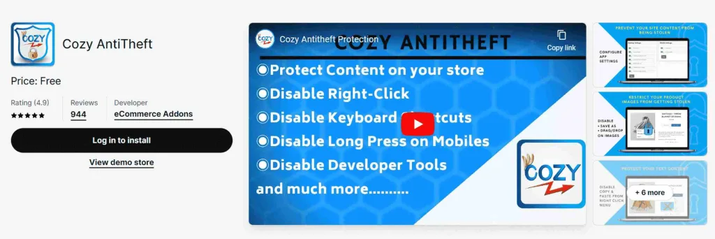 Shopify Cozy AntiTheft