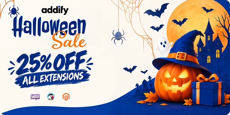 Addify Halloween Sale – 25% off all extensions